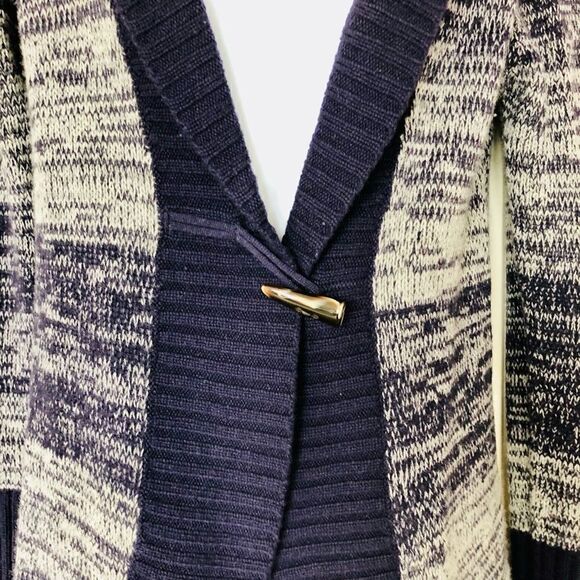 WHO
Purple Marled Merino Cashmere Cardigan - Picture 2 of 13